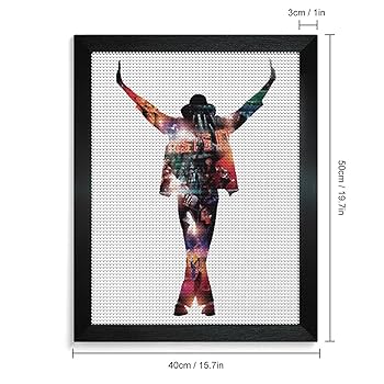 Amazon | 5Dダイヤモンドアート マイケル・ジャクソン DIY