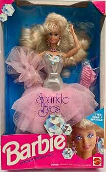 Amazon.co.jp: 1991 Sparkle Eyes Barbie 2482 Prettiest Barbie