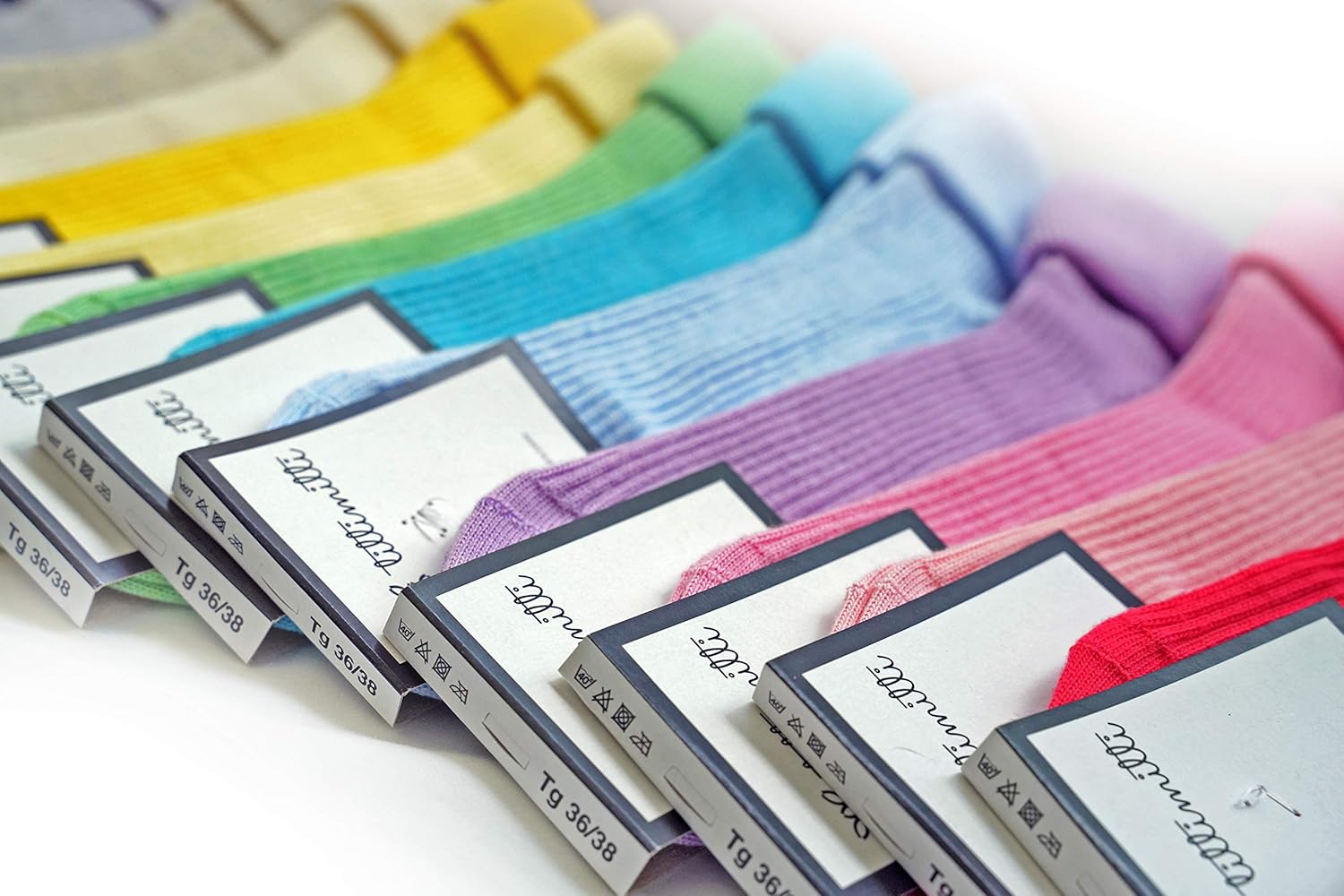 tittimitti 100% Organic Cotton Luxury Women's Socks 3-Pack. Made in Italy. - Image 5