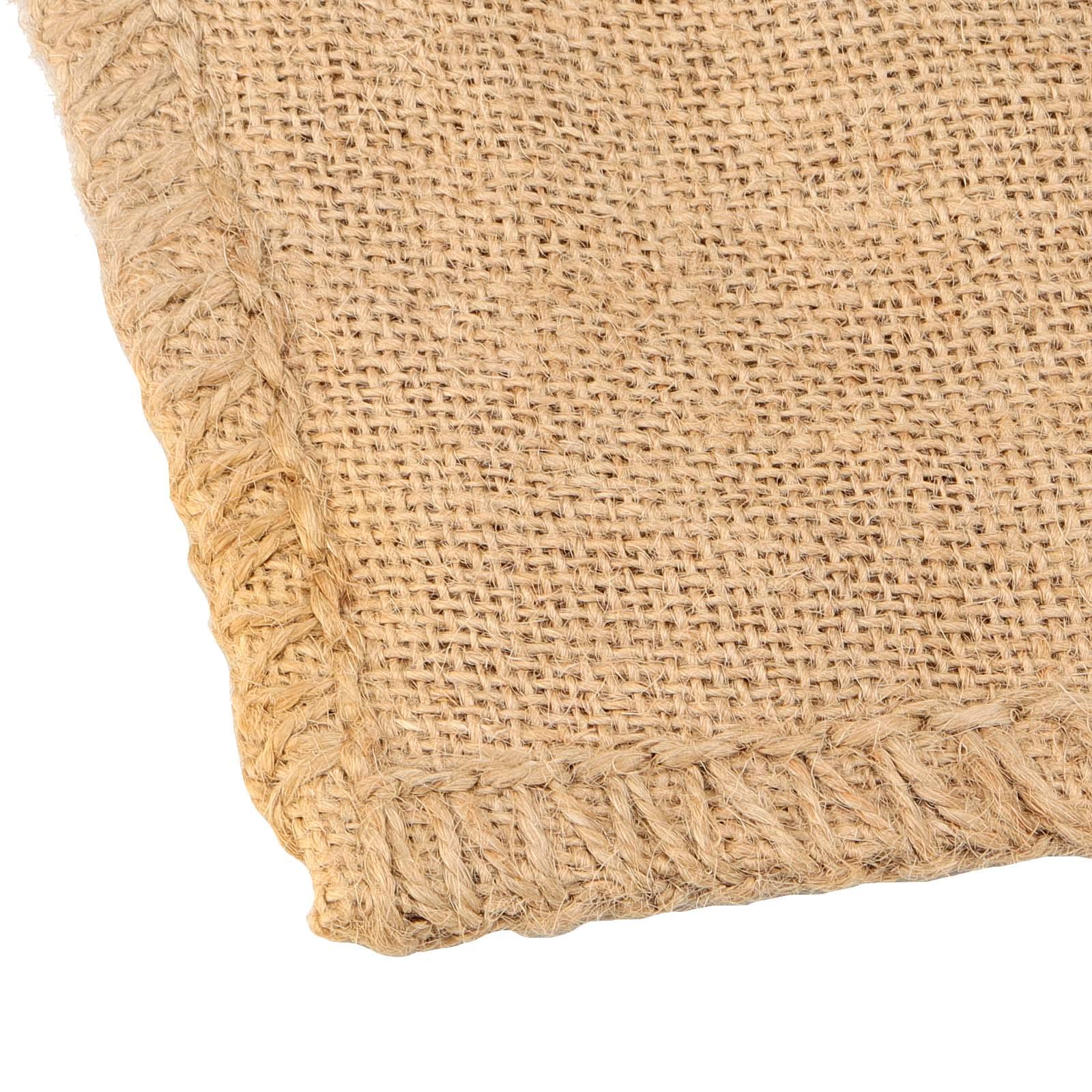 6 Stück 50 x 80 cm natürliche Sackleinen-Gewebesäcke, 25 kg Sackleinen-Jutesack, großer Jute-Sack, Sackleinen-Sack für Kartoffeln, Gemüse, Kaffeebohnen, Pflanzenschutz und Dekoration, Braun