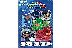 PJ Masks Super Coloring Book: Unleash Your Imagination with Catboy, Owlette, and Gekko!