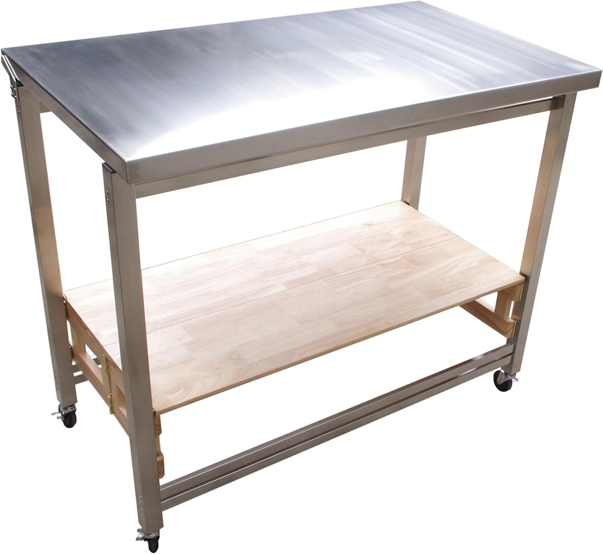 Oasis Concepts Stainless Steel X-Large Flip & Fold Island