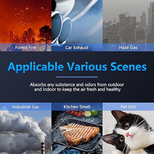 Miniatura 8 de Filtro de repuesto Vital 100 para purificador de aire LEVOIT Vital 100, filtro de carbón activado de alta eficiencia H13 True HEPA 3 en 1, en