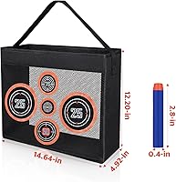 Vista 3 de Dardos Balas de Repuesto Compatibles con Pistolas Nerf, 1000 Piezas de Dardos de Espuma Compatibles con Fiesta Nerf con Bolsa de Malla Portátil