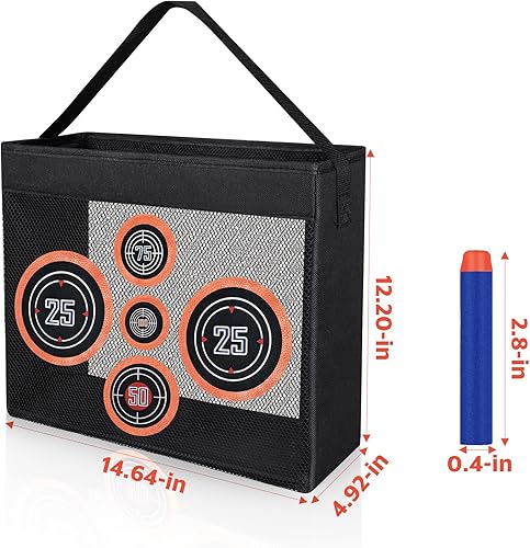 Miniatura 22 de Balas de dardos de repuesto compatibles con pistolas Nerf N-Strike Elite Series, 300 dardos de repuesto de balas de espuma premium con cubo