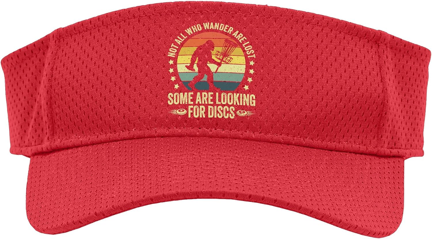 Unique Disc Golf Art for Women Men Kids Disc Golf Players Sport Sun Visor