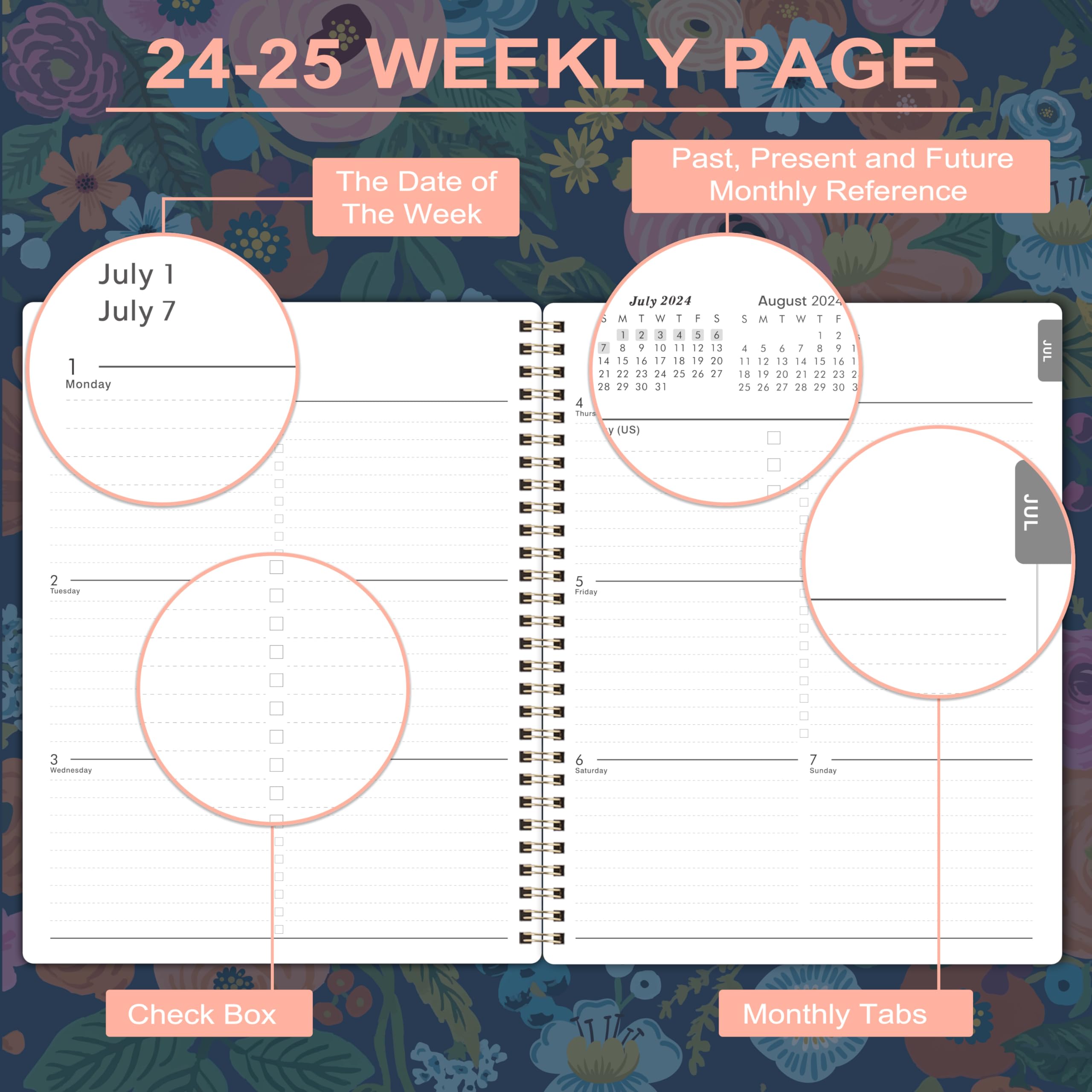 Snapklik.com : Planner 2024-2025 - Academic Planner 2024-2025, Jul 2024 ...