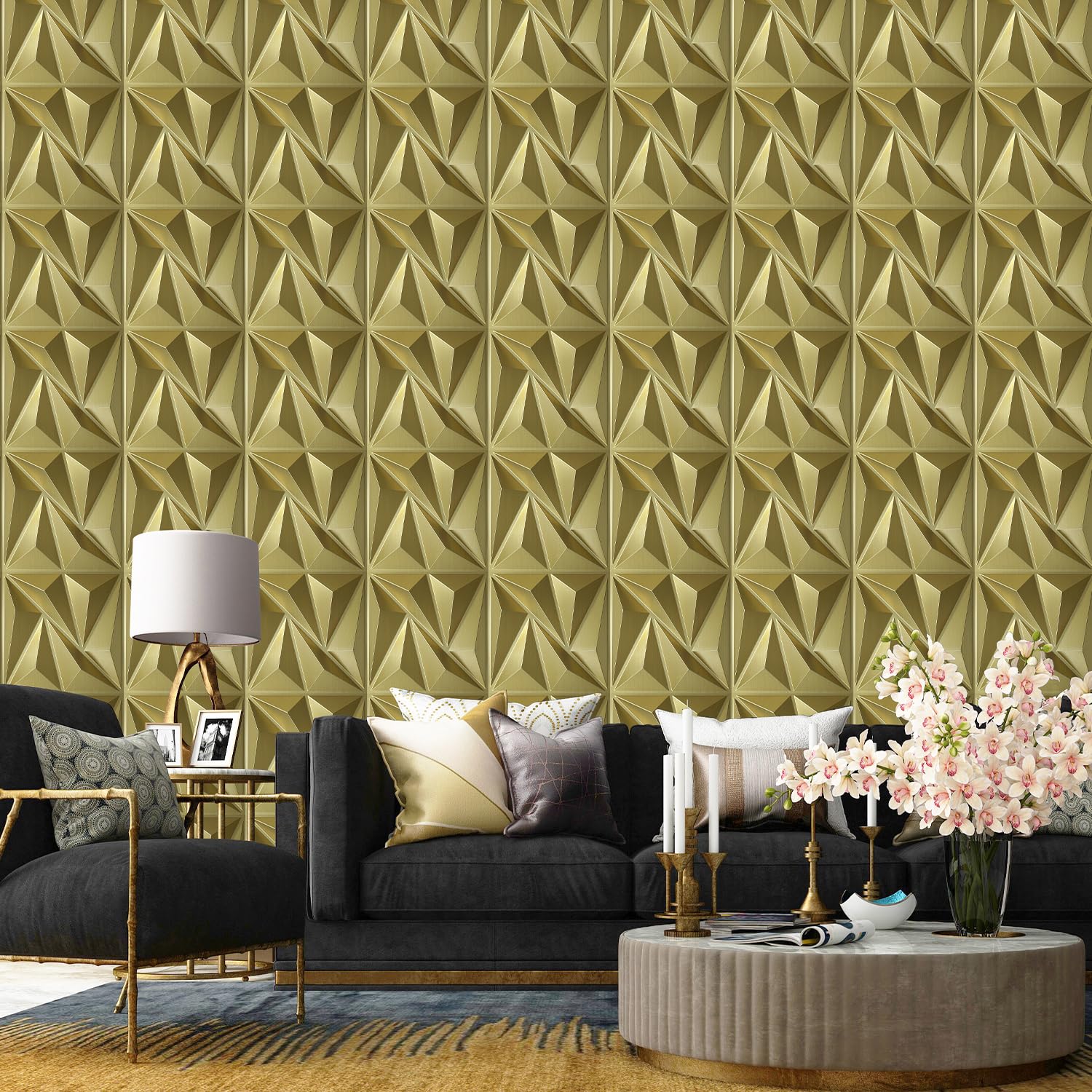 33 Pack 3d Wall Panels For Interior Wall Decor 12x12 