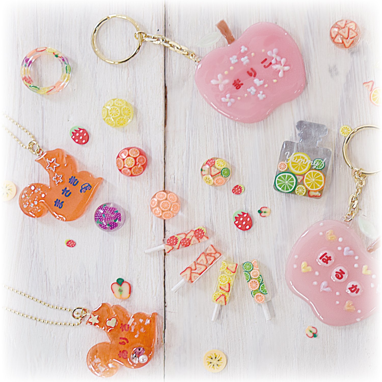 Amazon.co.jp: KIYOHARA Craft Gallery レジンパーツ クリアイラスト