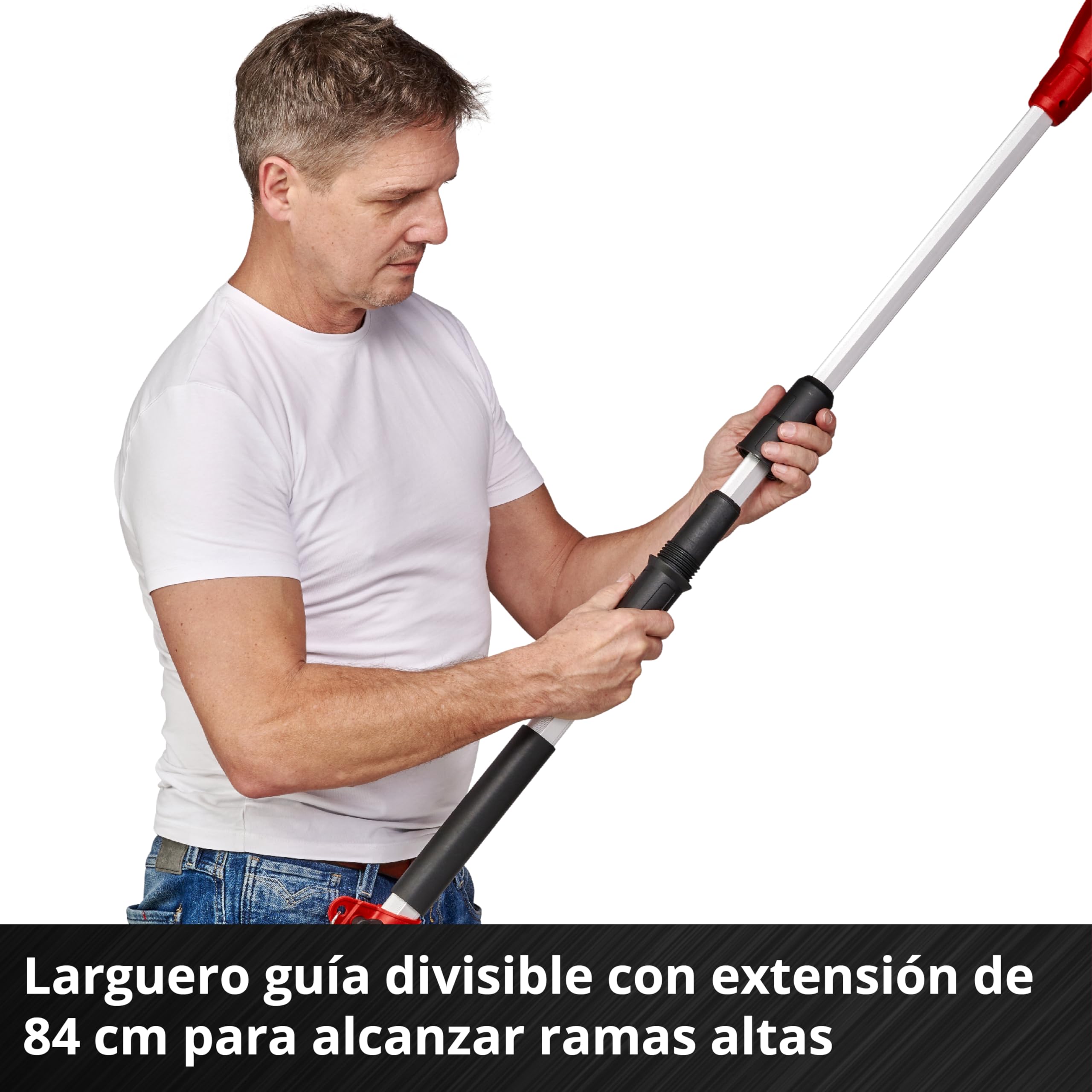 Einhell Podadora con batería GC-LC 18/20 Li T-Solo | PXC | 18 V | 20 cm de longitud de espada | Cabezal del motor con inclinación de 30° | Engranaje metálico | Sin batería
