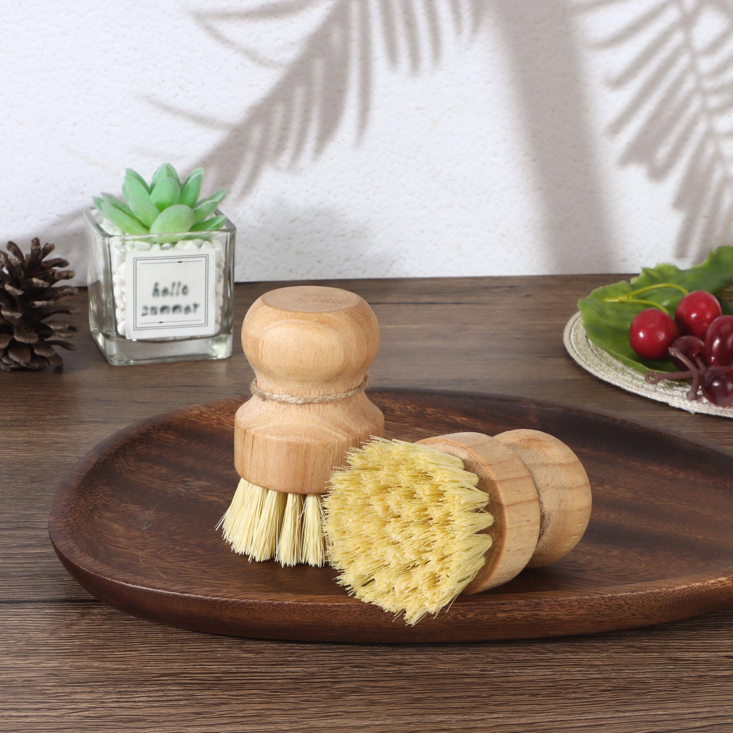 Lot de 2 Brosses à Champignons pour Légumes et Vaisselle