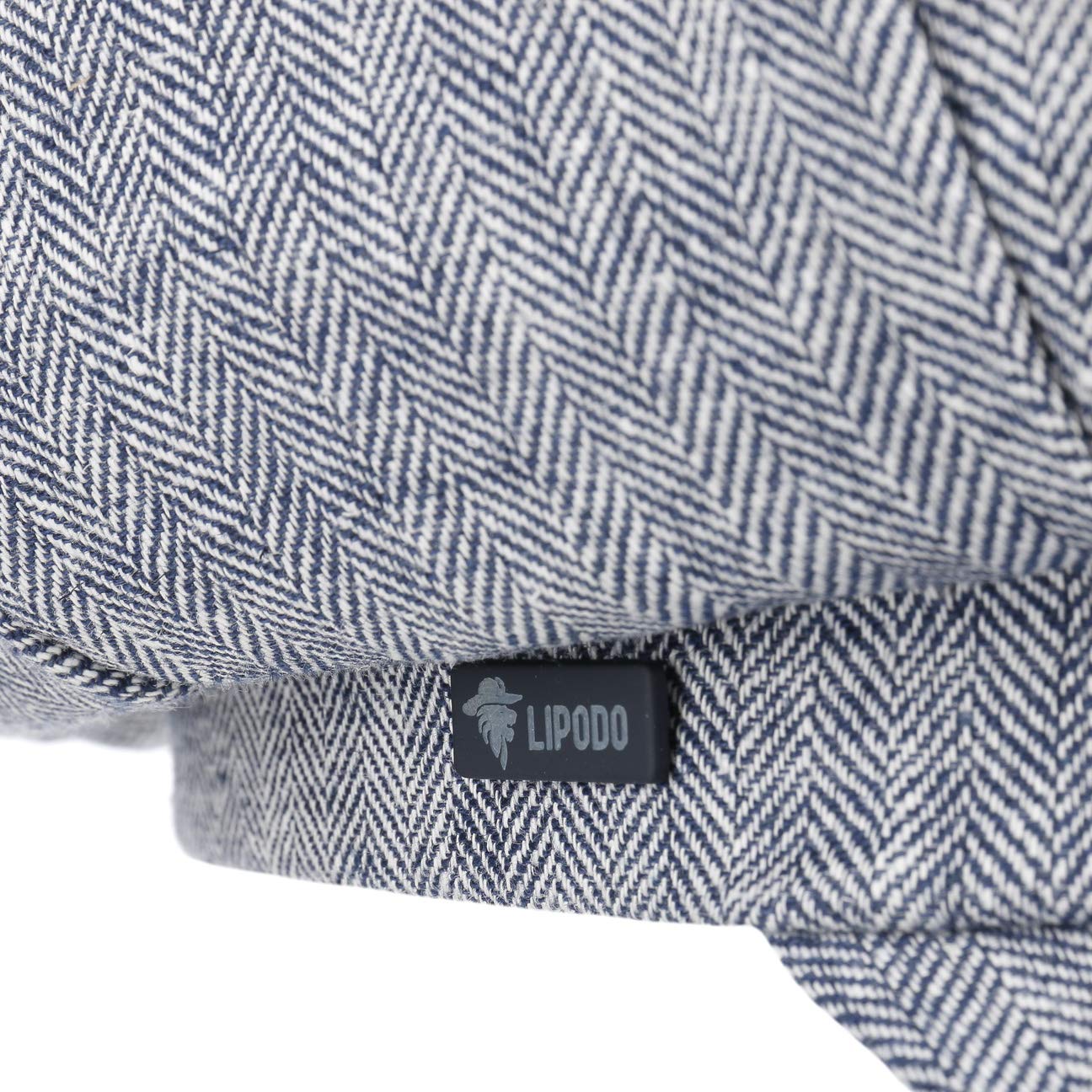 Lipodo Casquette Gavroche a Chevrons Fabrique en Italie Femme Printemps Ete