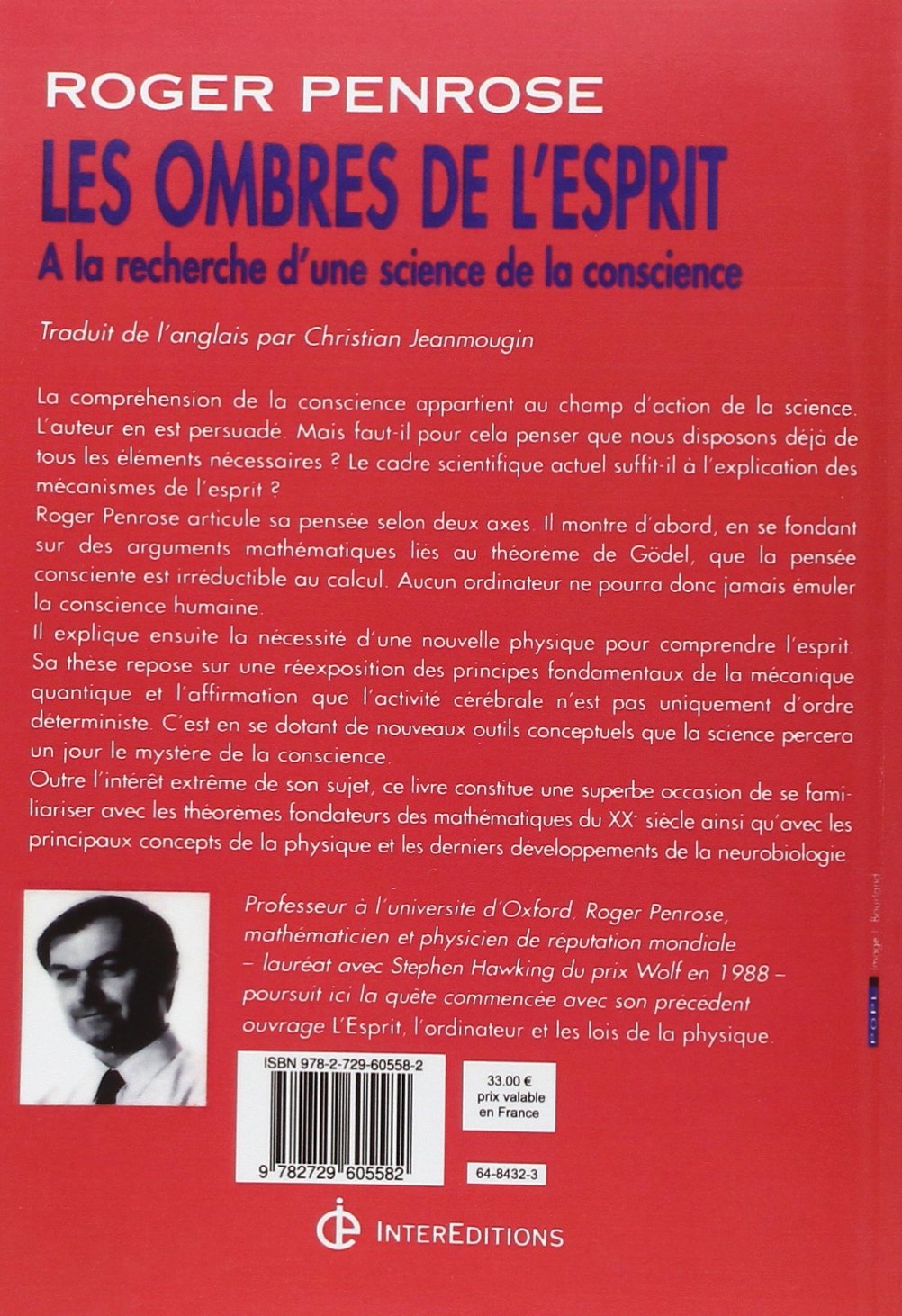 Les ombres de l'esprit - À la recherche d'une science de la conscience