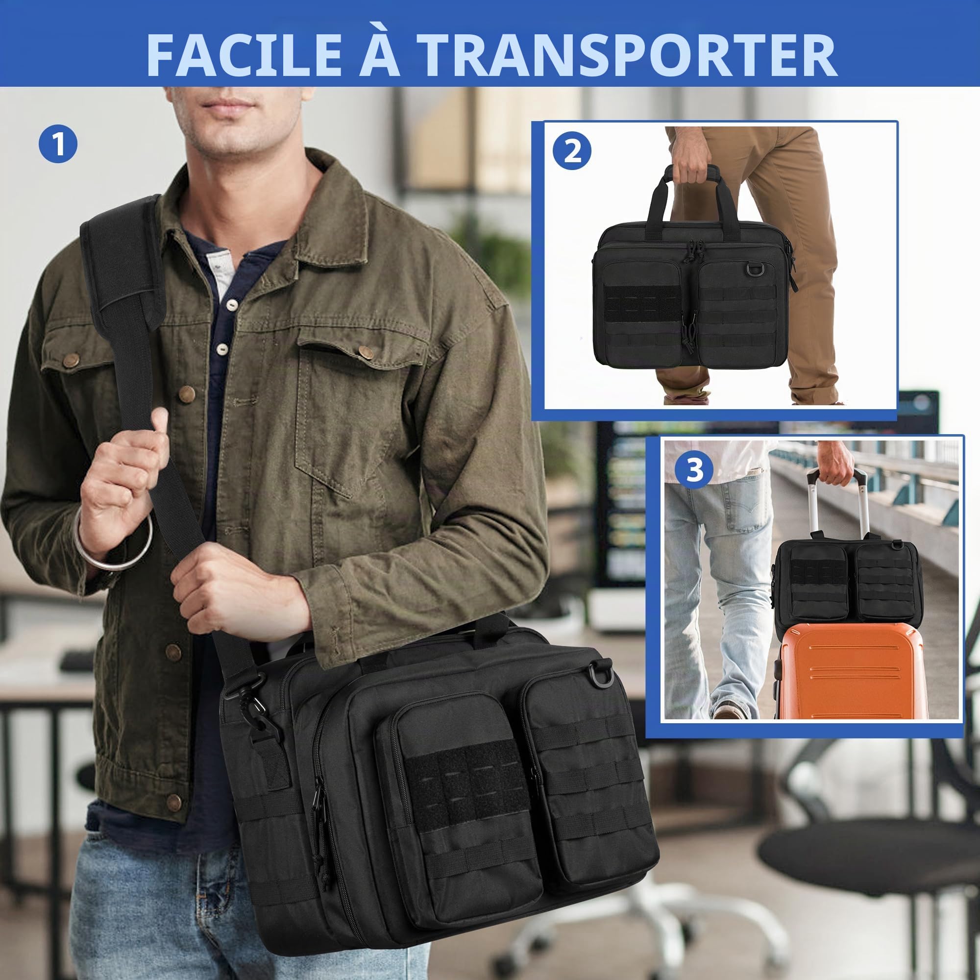 PGmoon Sac de Transport Compatible avec Console PS5/PS5 Slim/PS5 Pro
