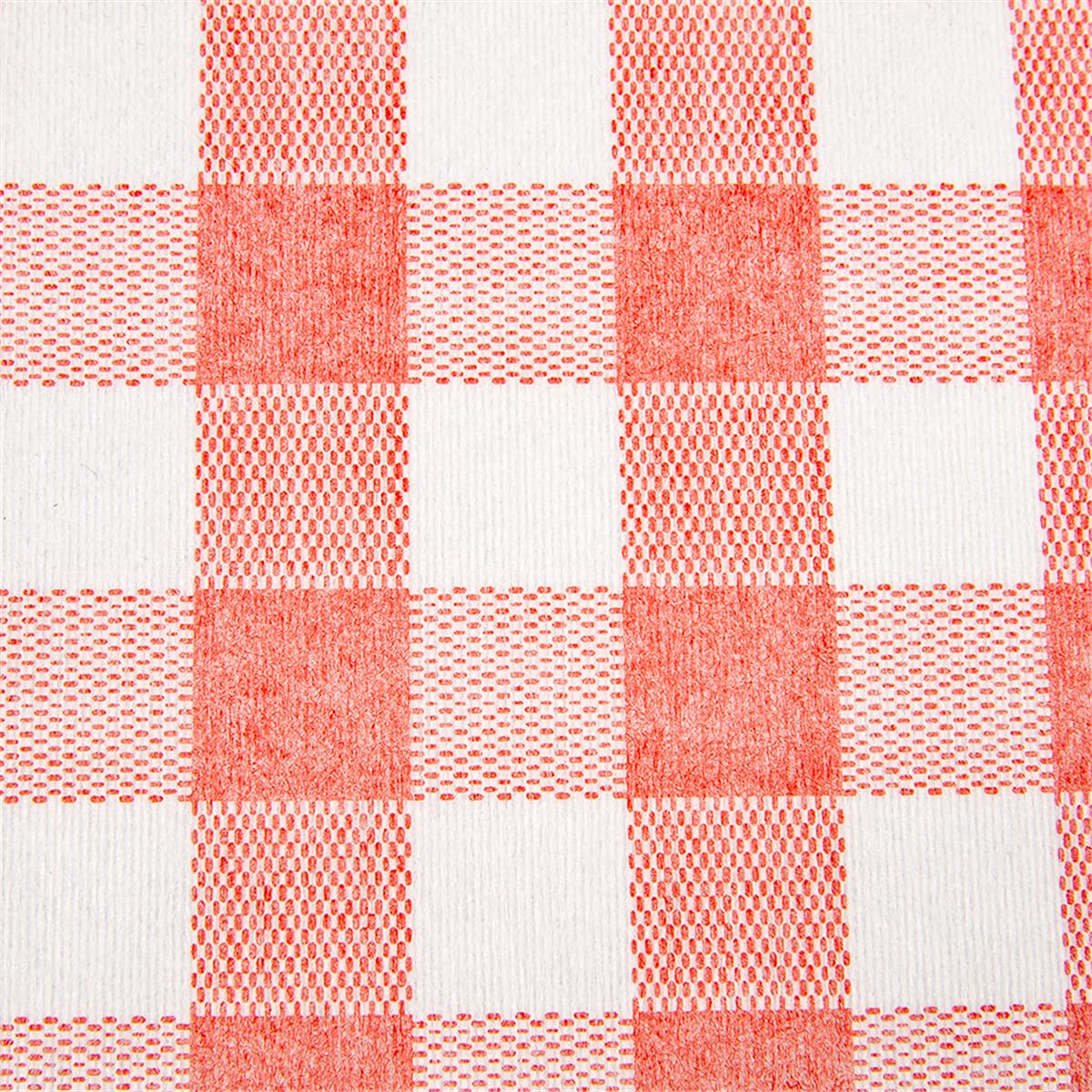 García de Pou - Mantel 'Like Linen - Vichy' 70 G/M2 1,20X25 M Rojo Spunlace