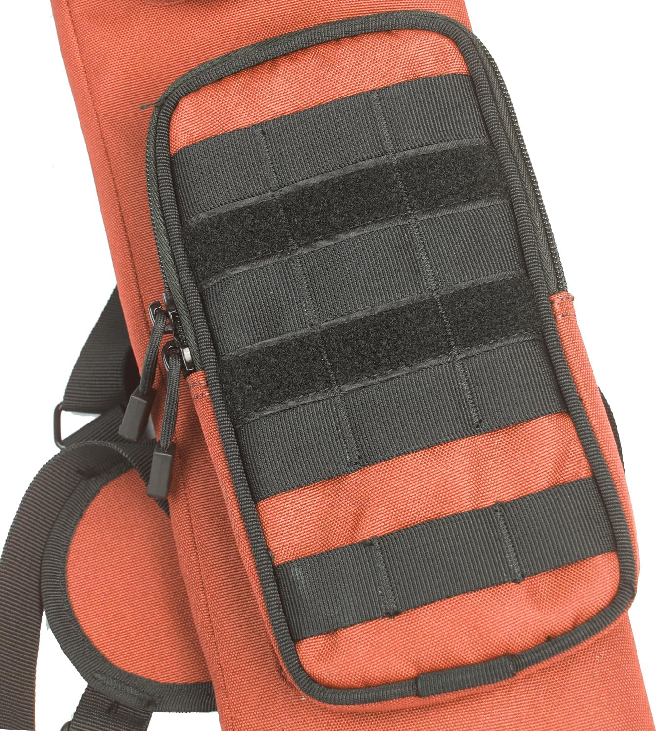 KRATARC Archery Back Arrows Quiver Bag with Molle System and Pockets for Hunting Shooting Target Practice