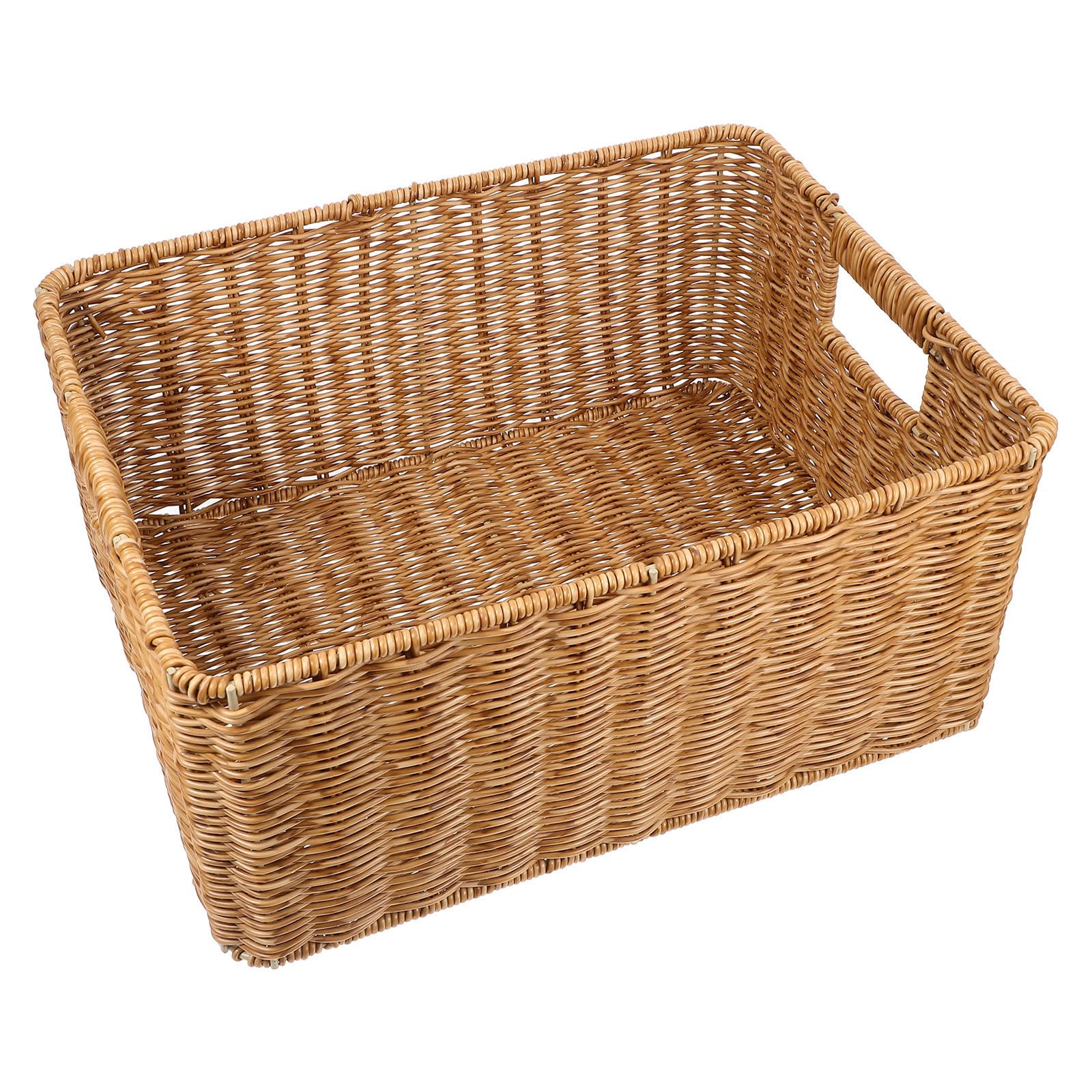 Panier de rangement grande capacité 34x26x16 cm boîte plastique bureau