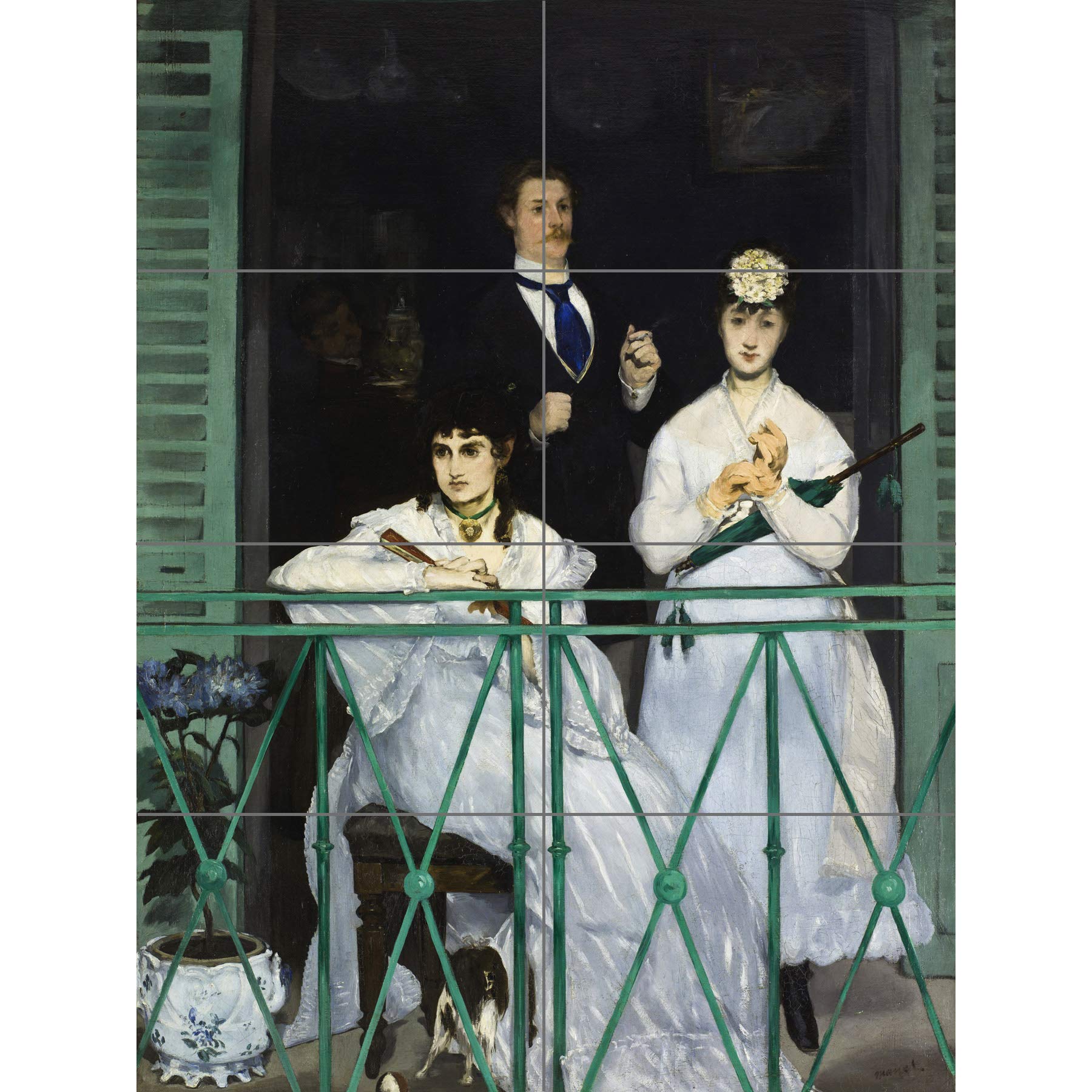 Artery8 Edouard Manet The Balcony XL Giant Panel Poster (8 Sections)