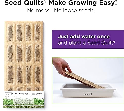 Miniatura 4 de HAMAMA Home Microgreens Kit de cultivo para cultivar microverdes frescos en interiores cada semana, preparación en 30 segundos, simplemente añade