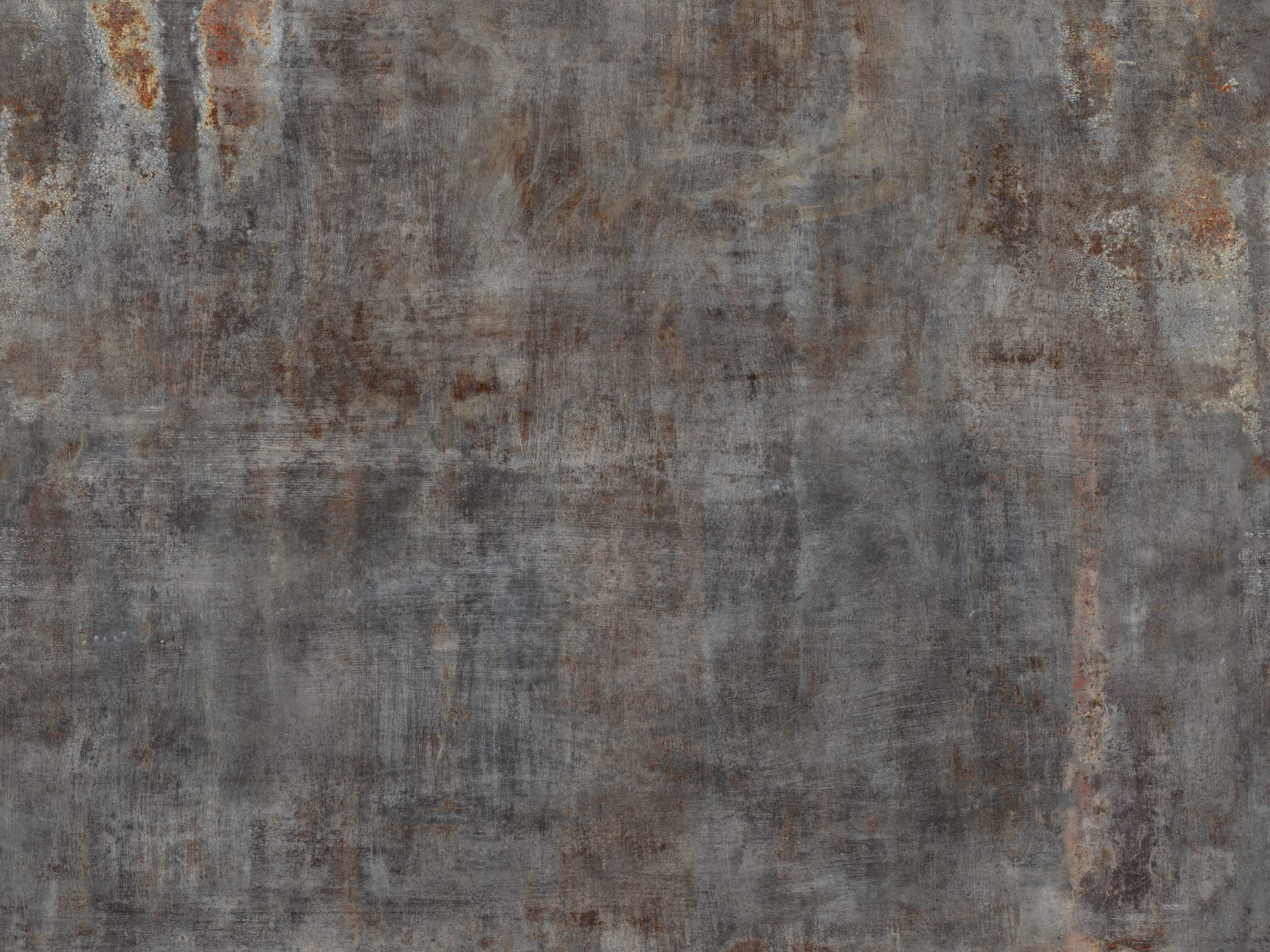 Papier peint industriel rouille Rasch pour créer un salon style loft urbain moderne