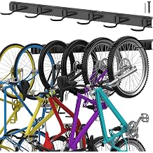 TORACK Bike Storage Rack 6 Bike Rack Wall Mount Home & Garage Organizer Vertical Bike Hanger Hook Indoor Space Saver