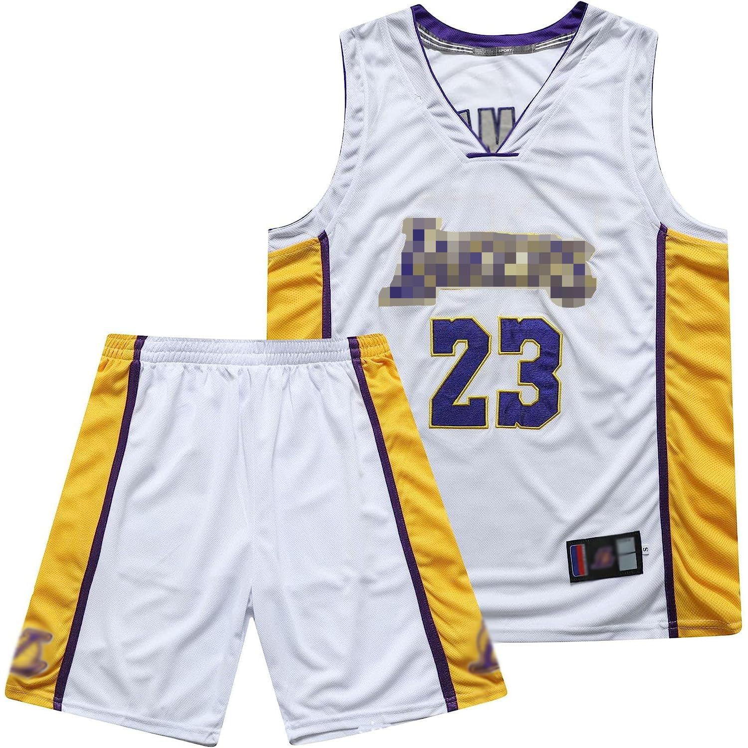 Men's Basketball Uniforms, NBA Basketball Uniforms James #23, Lakers Season Uniforms, Sleeveless Jerseys For Men And Women, Nba T-shirts, Vest And Shorts Suits Retro classic Jersey