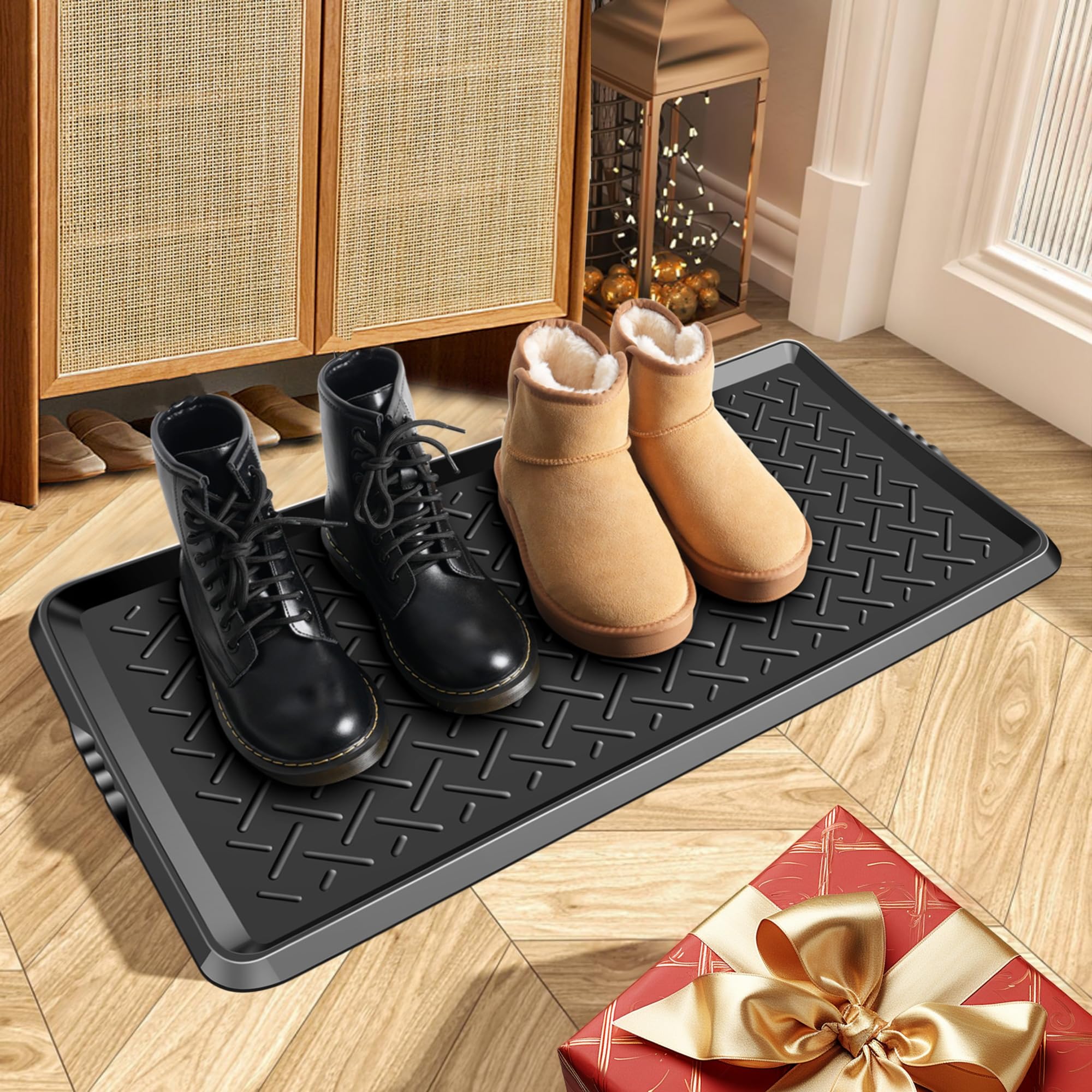 Boot Trays For Entryway Matace 1 Pack Rubber Extra Large Shoe Tray For ...