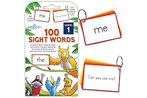 eeBoo 100 Sight Word Flash Cards: Essential Early Reading Tool