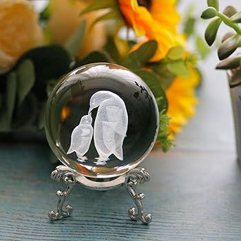 【希少】テレジアンタール　オーナメント　ペーパーウェイト　クリスタル　アート Liupintang クリスタルガラス製ペーパーウェイト - 書道練習