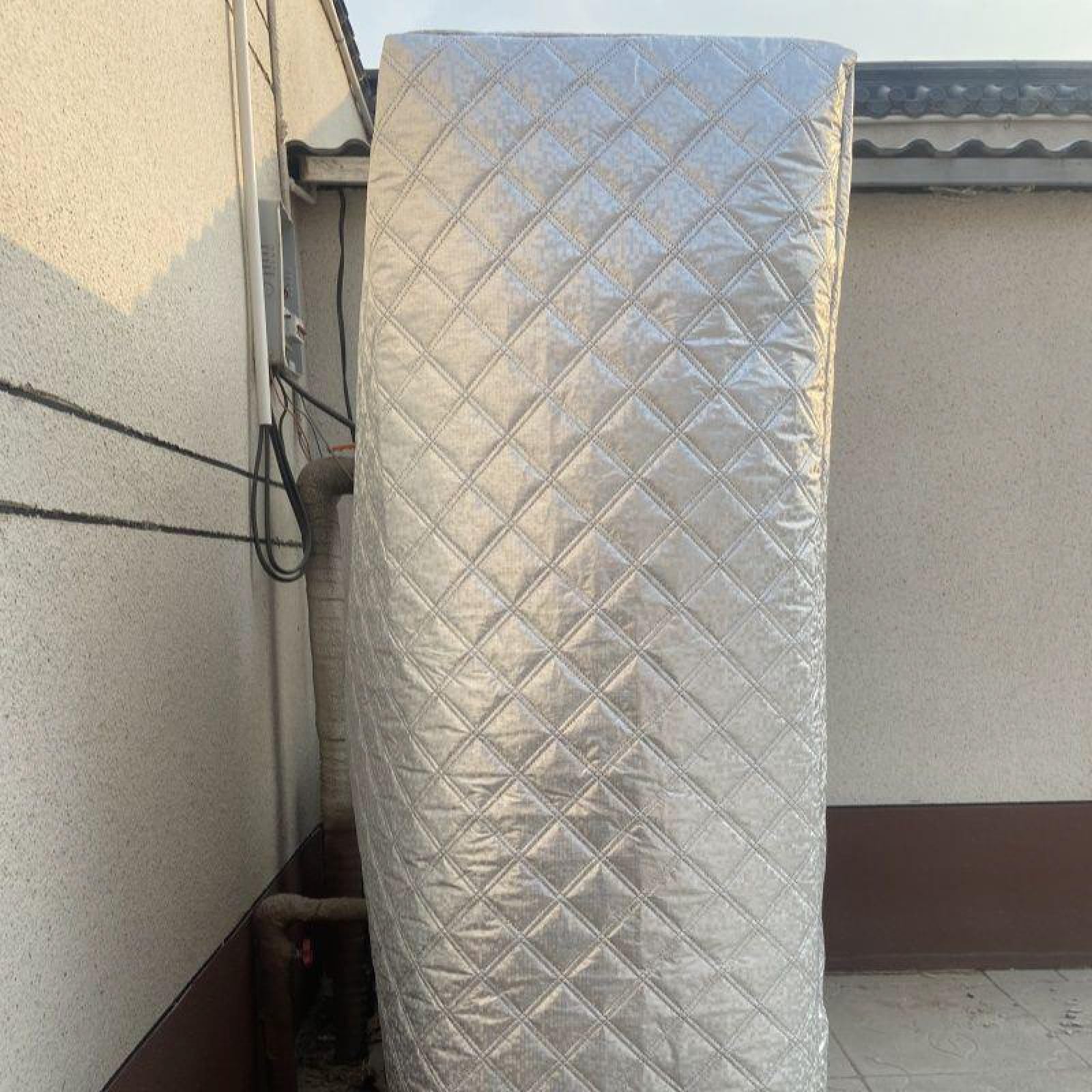 Cubierta de aire acondicionado resistente al agua para exteriores, protección de invierno para unidades centrales de climatización, resistente a la intemperie, duradero, tamaño grande, escudo para