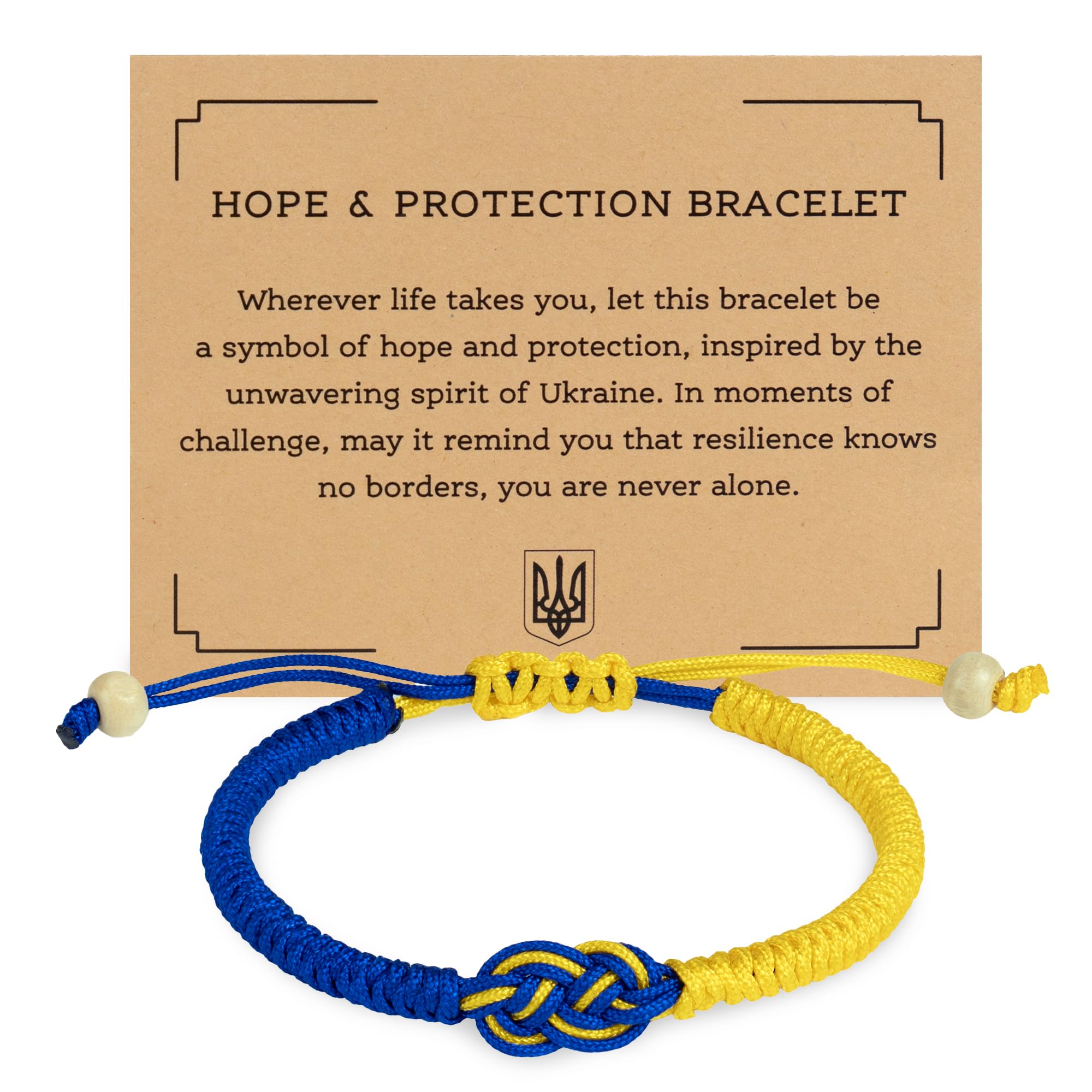 Ukraine Bracelet For Women, Men, Support Ukraine Jewelry, Infinity String Stand With Ukrainian Gifts, Blue And Yellow Flag Accessories, Proud Patriotic Product, Hope & Protection Blessing Merchandise
