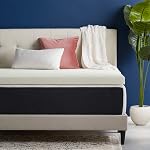 Lucid 2 Inch Traditional Foam Mattress Topper - Ventilated - Hypoallergenic - Full - Ivory