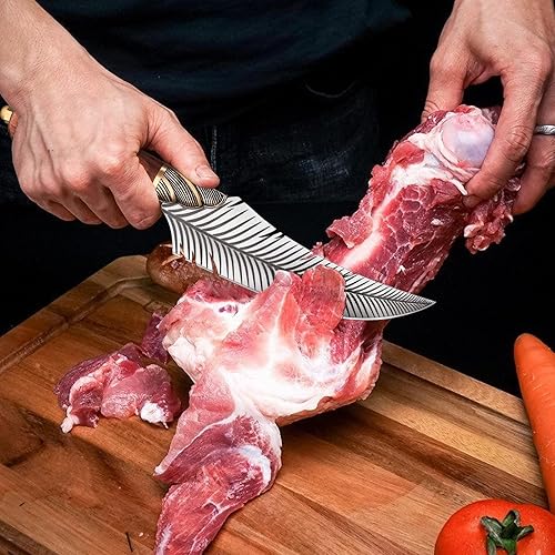 Miniatura 3 de Dream Reach Cuchillos de chef de carnicero japonés y cuchillo vikingo Huusk