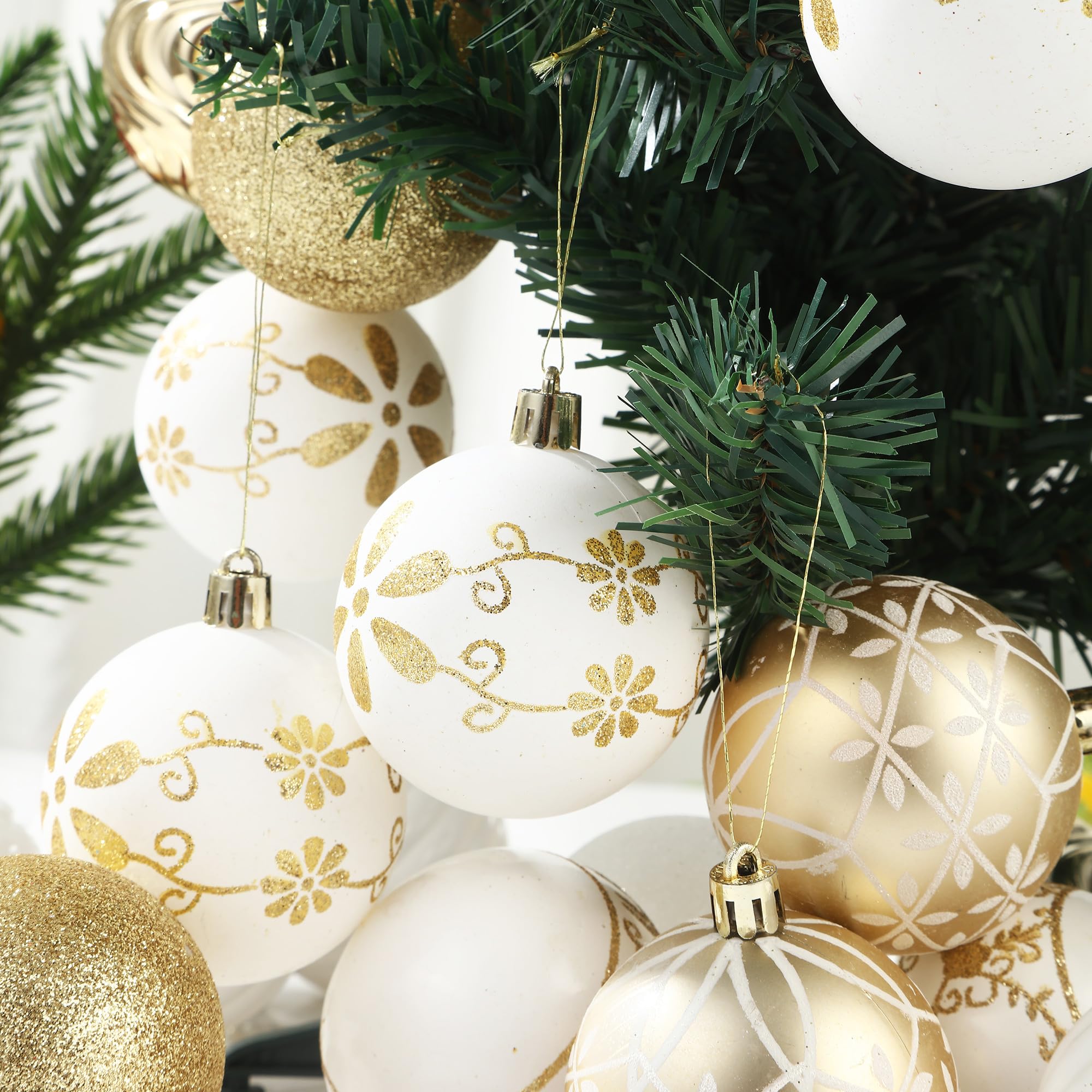 Lot De Boules De Noël Anciennes Françaises - Verre Vintage 1950 - Pomme De Pin, étoile, Renne