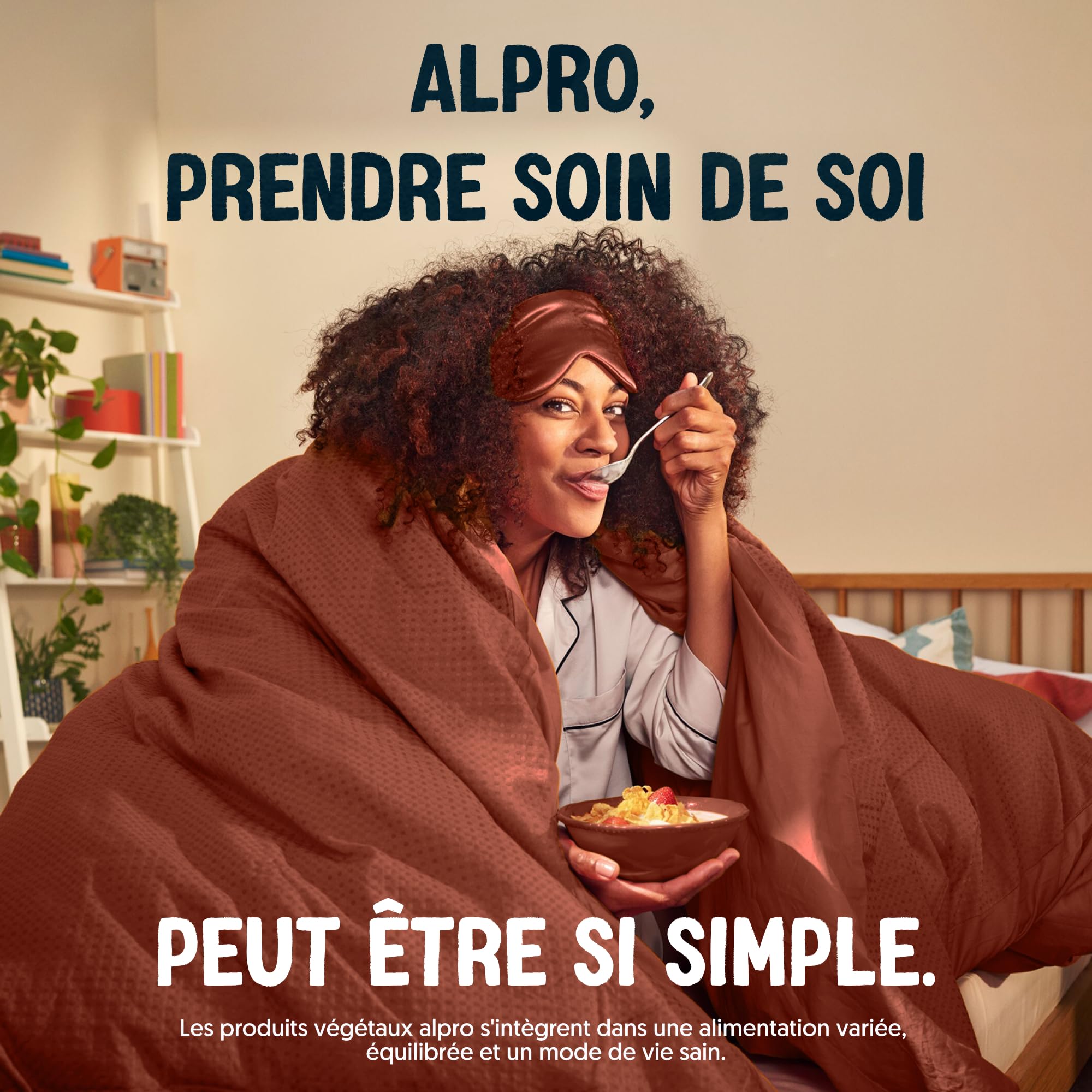 Alpro - Boisson végétale - Soja protéine goût chocolat- 1L- Lot de 8x1L
