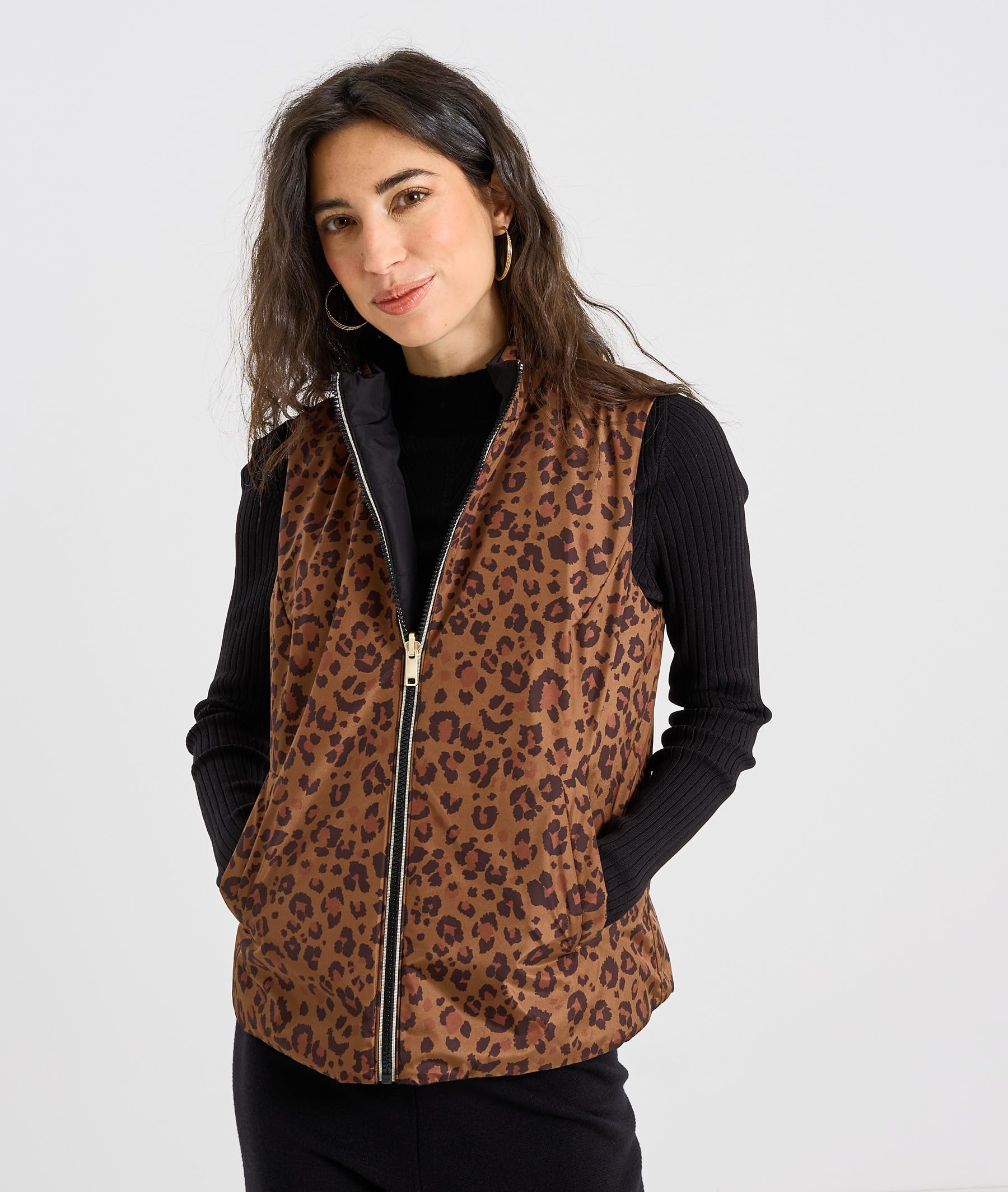 Grain de Malice Doudoune sans manches réversible femme