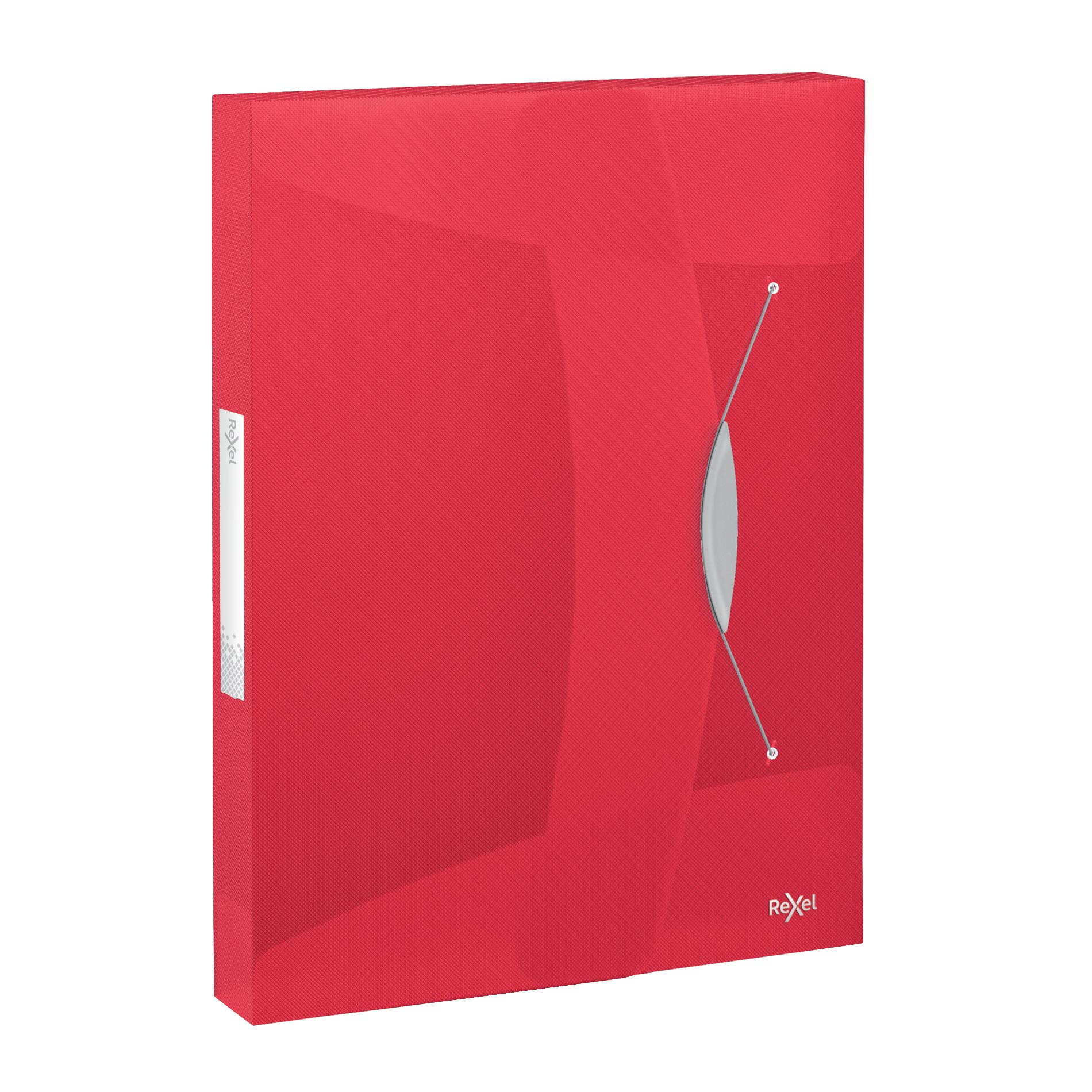 Rexel Choices, 2115668, Translucent Box File, A4, 350 Sheet Capacity, Red