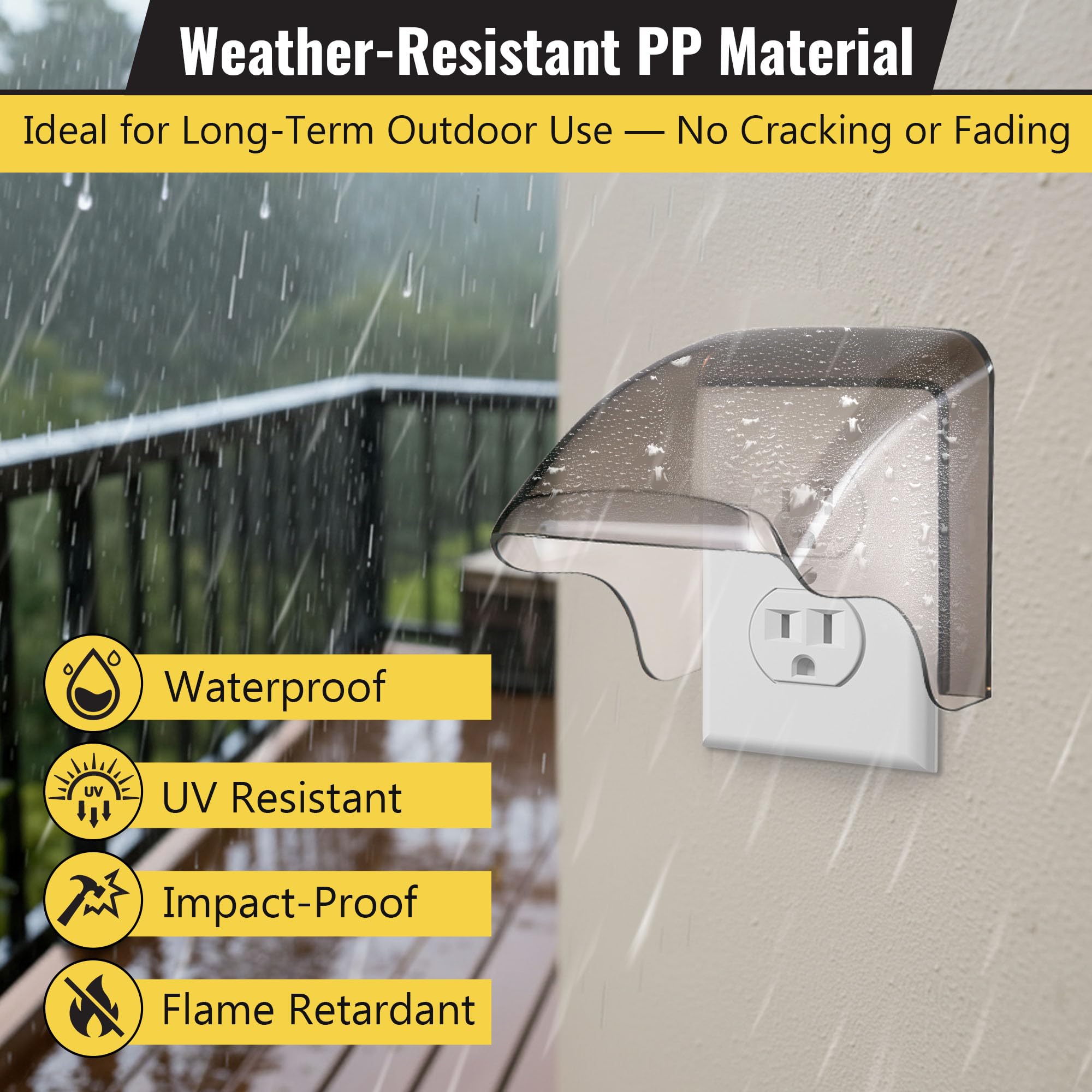 Outdoor Outlet Covers - Waterproof & Weatherproof -5 Outdoor Outlet Covers - Waterproof & Weatherproof -5
