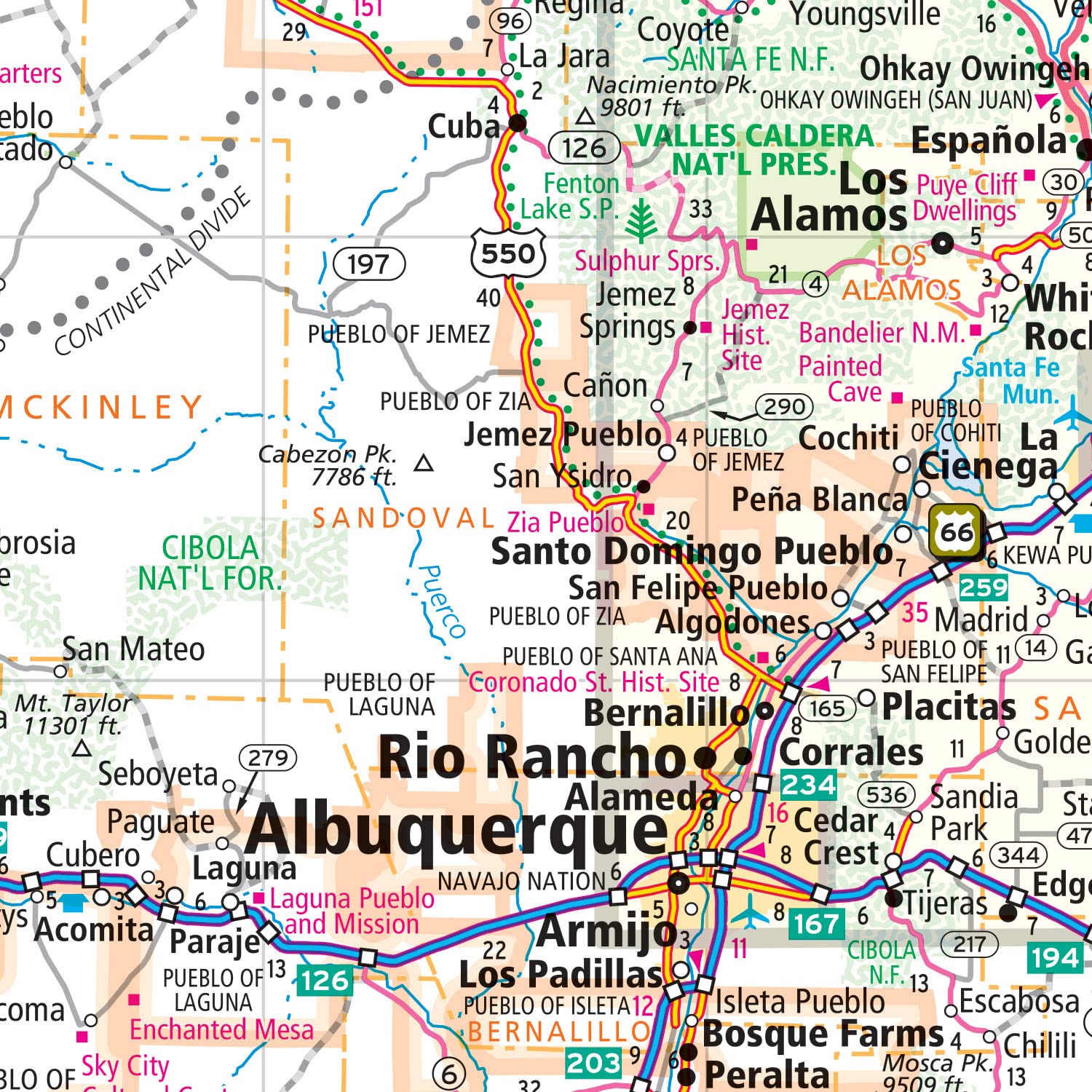 Rand McNally Easy to Fold: New Mexico State Laminated Map - Image 4