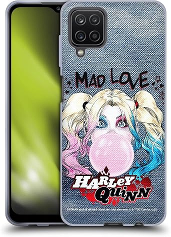 Head Case Designs Officially Licensed Batman DC Comics Bubblegum Harley Quinn Graphics Gel Case [Military Grade Protection] Compatible with Samsung Galaxy A12 2020