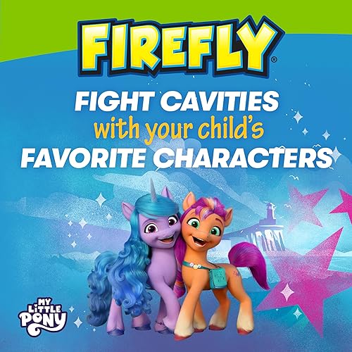 Miniatura 3 de Firefly Clean N' Protect My Little Pony Power Cepillo de dientes con cubierta de personaje 3D, cerdas suaves, batería incluida, a partir de 3 años