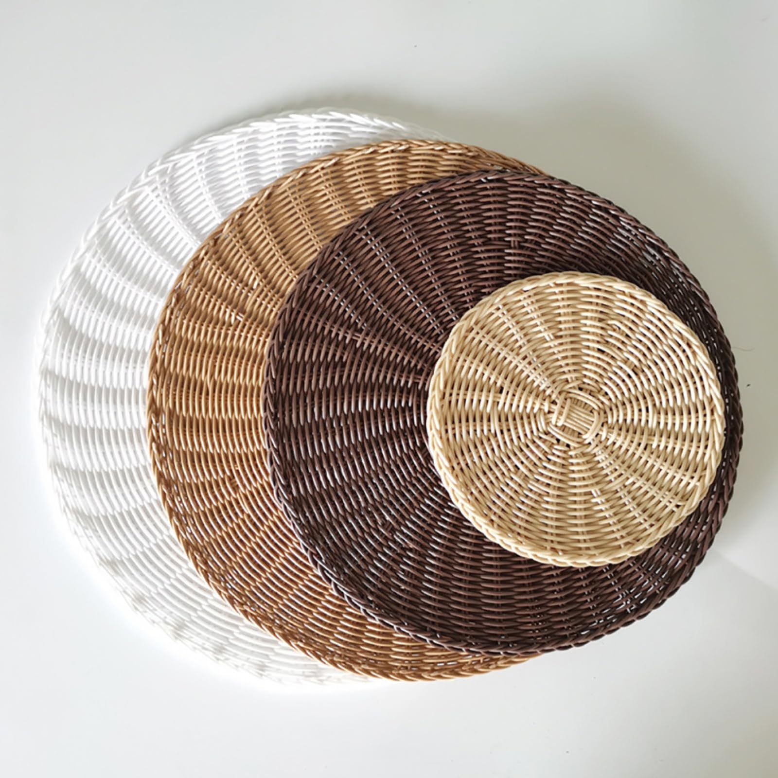 Set di 8 tovagliette in stile fattoria, lavabili e resistenti, in polipropilene, per sala da pranzo, cucina, decorazione