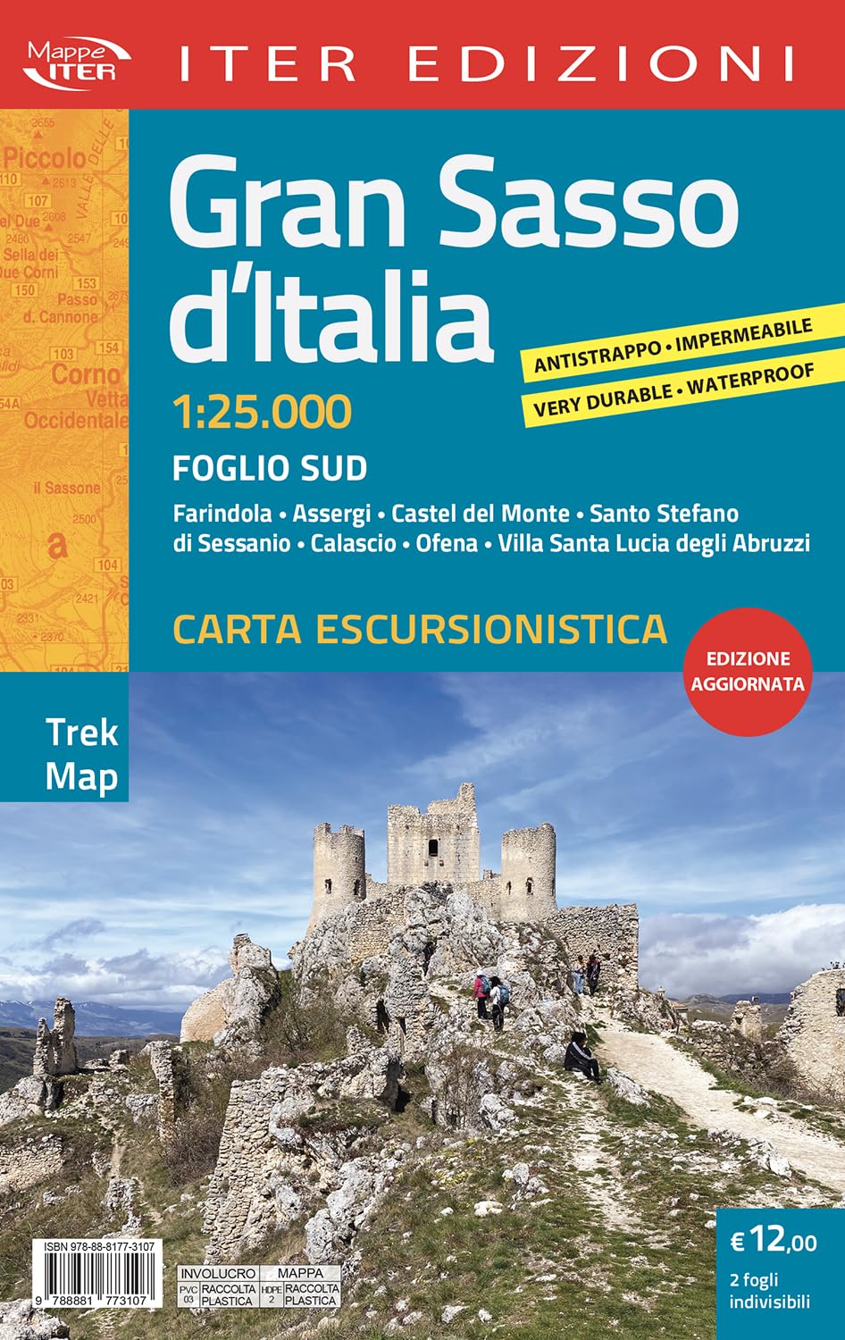 Gran Sasso d'Italia. Carta escursionistica 1:25. 000