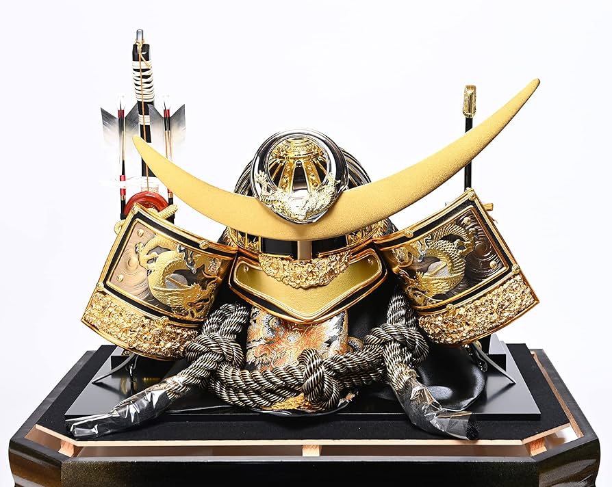 上杉謙信兜ケース 五月人形】兜飾り ケース飾り「上杉謙信 障子付竹虎六角アクリル