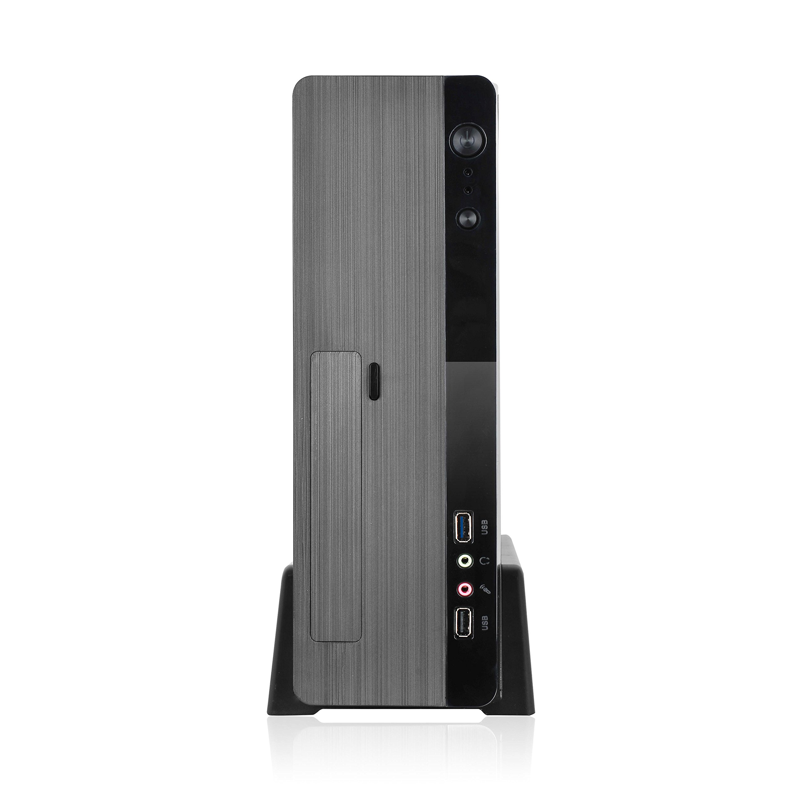 L-LINK Custodia per PC ATX Slim con USB 3.0 Frontale | Alimentazione 500W | Torre PC con design elegante e durevole | Custodia per computer compatta modello: MAGNA