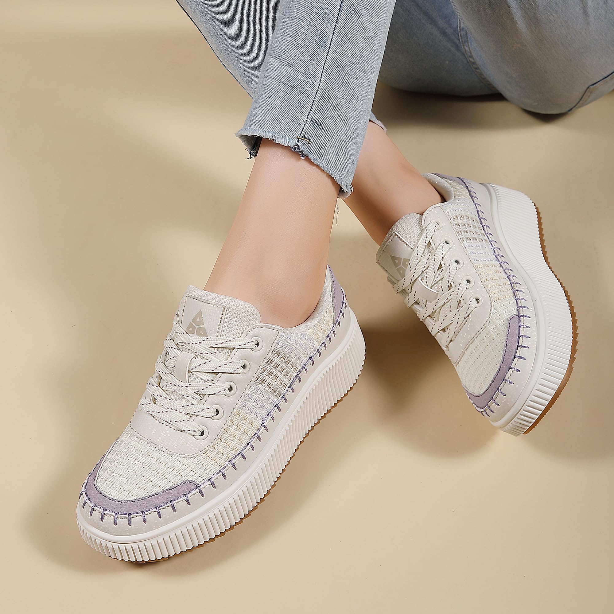 Femme Air Baskets Chaussures de Sports Outdoor Shock Absorbing Running Fitness Léger Sneakers