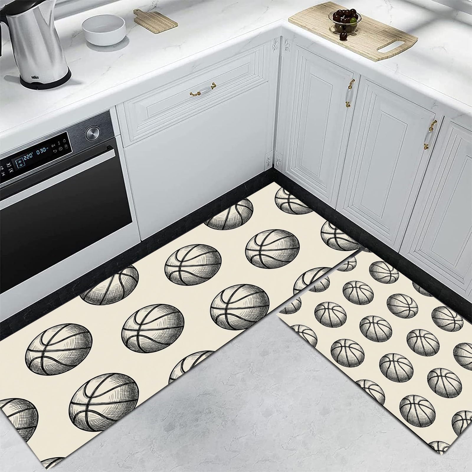 Tapis de sol de cuisine basket pliable pour protéger la buanderie et la salle à manger