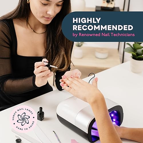 Miniatura 4 de SUNUV SUN3 - Luz UV profesional para uñas de gel, lámpara LED de uñas para esmalte de gel con 4 temporizadores y sensor, 39 cuentas LED, secadora UV