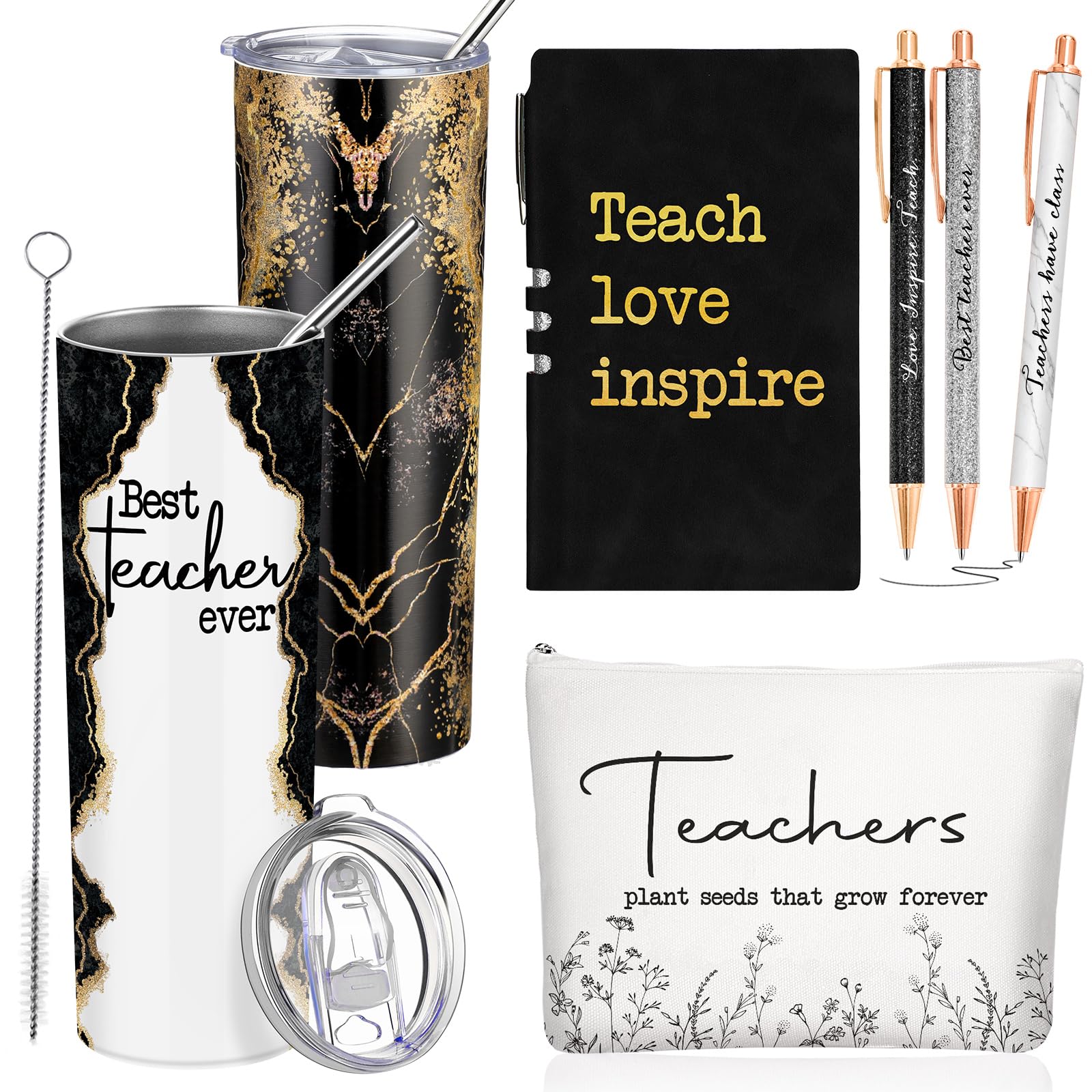 Cadeau de semaine des enseignants : kit de 6 accessoires avec sac et journal
