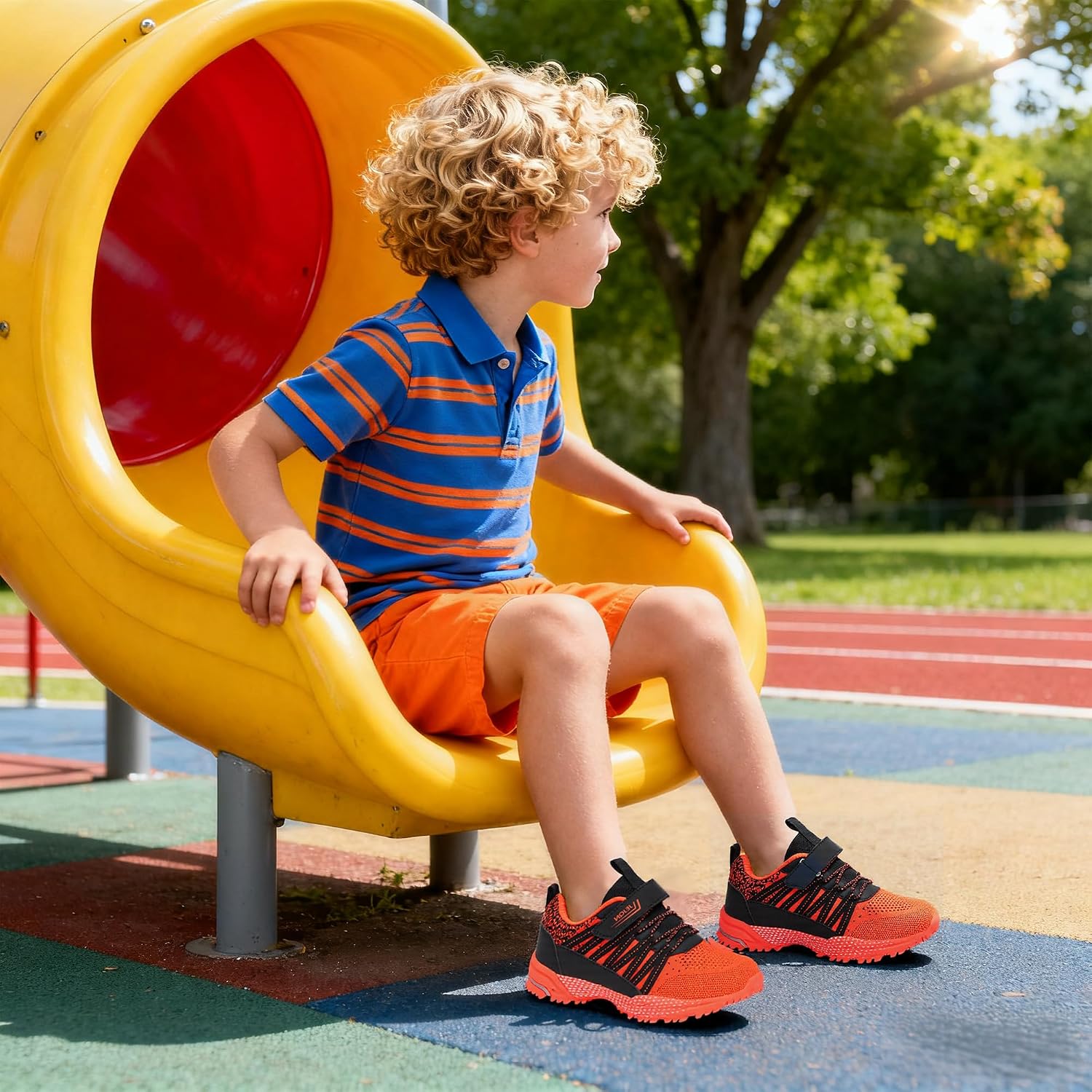Kids Sneakers Boys Girls Running Shoes Breathable Toddler Tennis Lightweight Walking Athletic Casual Shoes